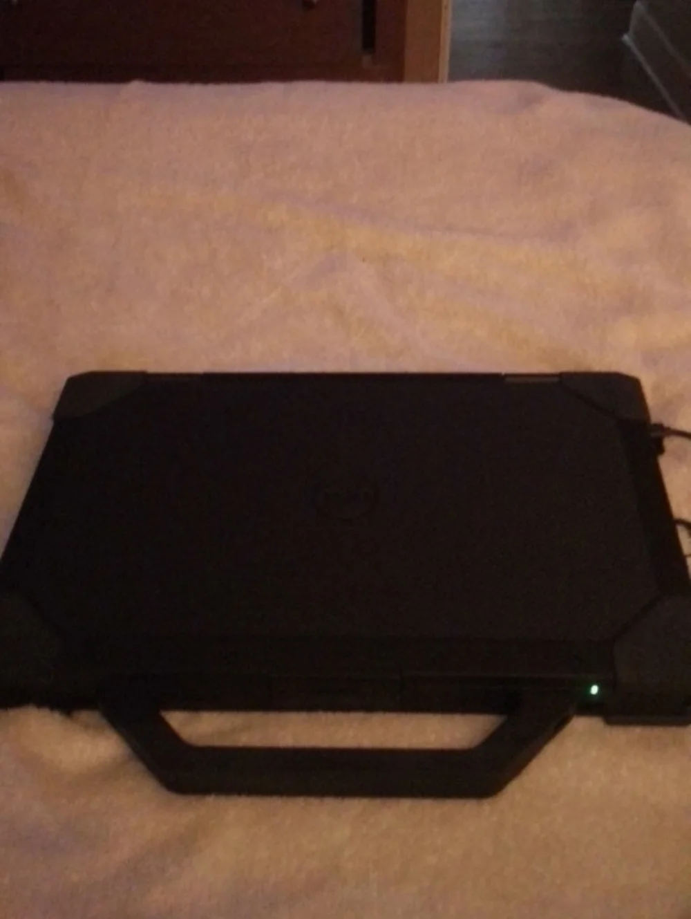 Dell Black Rugged Laptop with Carry Handle